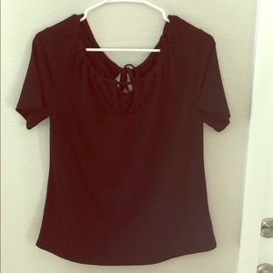 Small Black Dress Short Sleeve Shirt